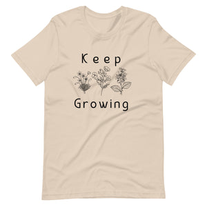 Keep Growing - Spiritual Growth - Wildflower T-Shirt